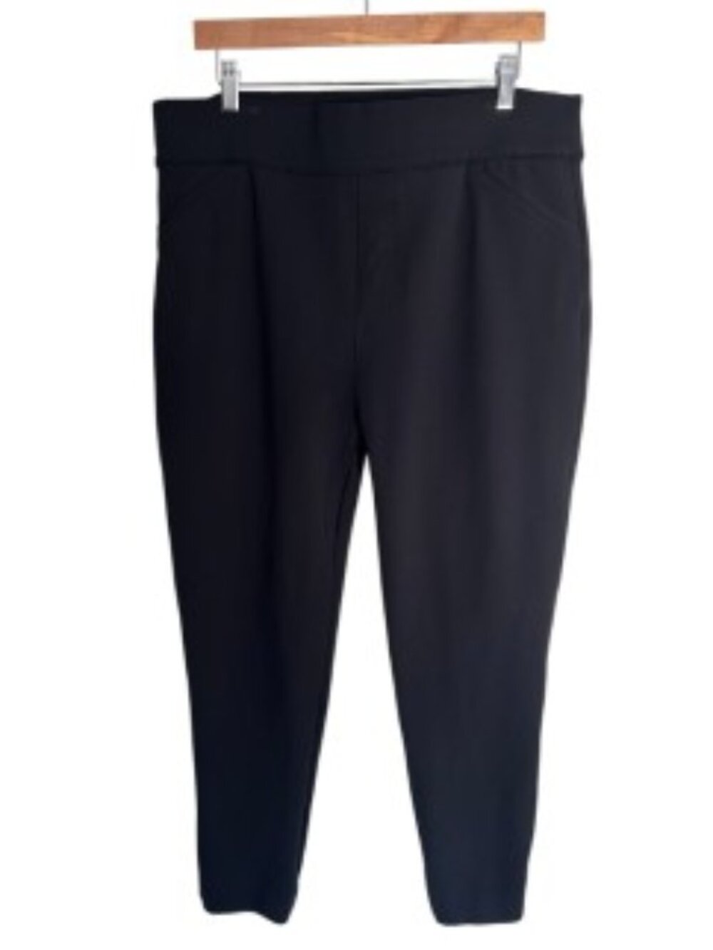 SPANX The Perfect Black Ankle Backseam Skinny Pant 1X - Picture 1 of 4